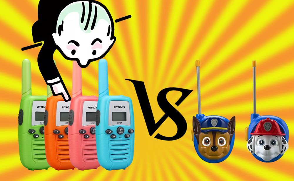 The difference of kids walkie talkie and walkie talkie toys